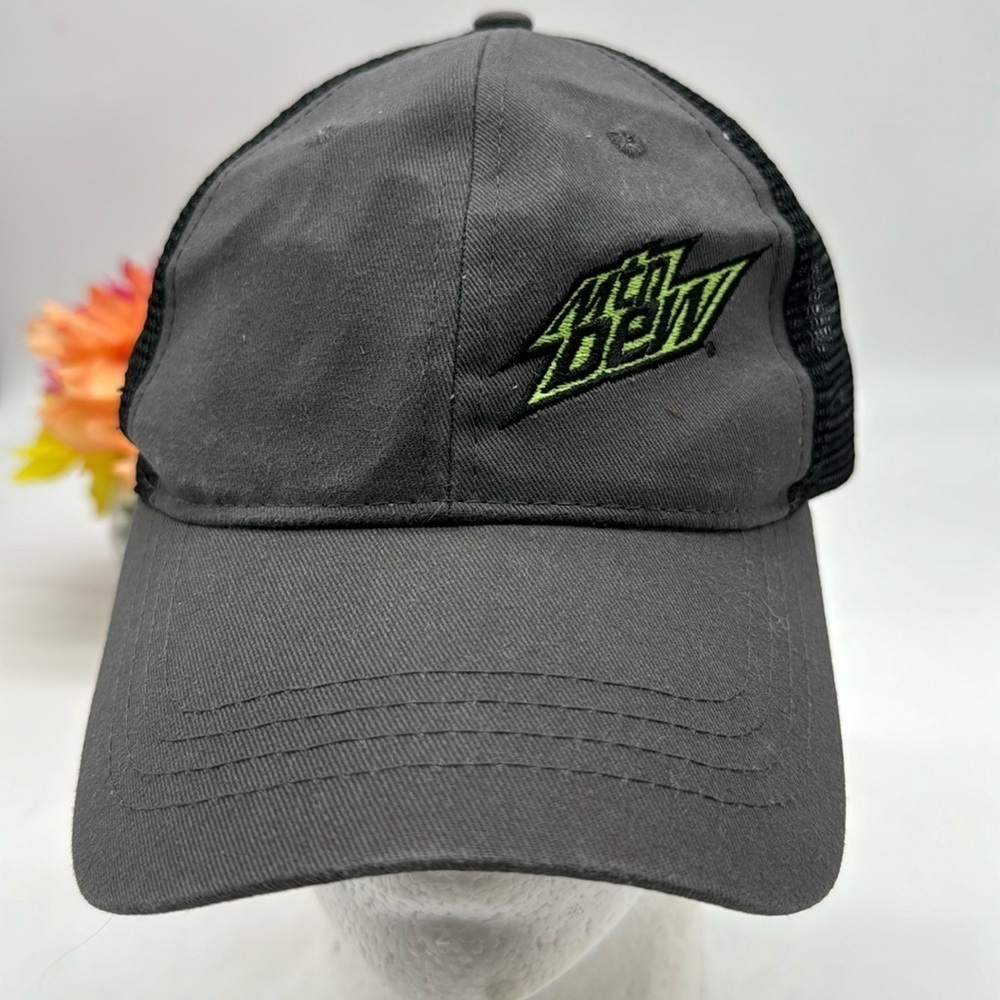 Mountain Dew Gray Trucker Hate Adjustable HT6003H
